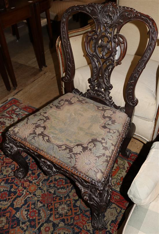 18th century mahogany dining chair